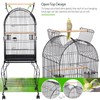 Yaheetech 59-Inch Rolling Standing Medium Dome Open Top Bird Cage