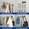 fentar Stainless Steel Suction Cup Hooks for Shower, Bathroom, Kitchen,
