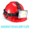 YUEYIXII 20 PCS Non-Slip Hardhat Headlamp Clips Plastic Headlamp Clip