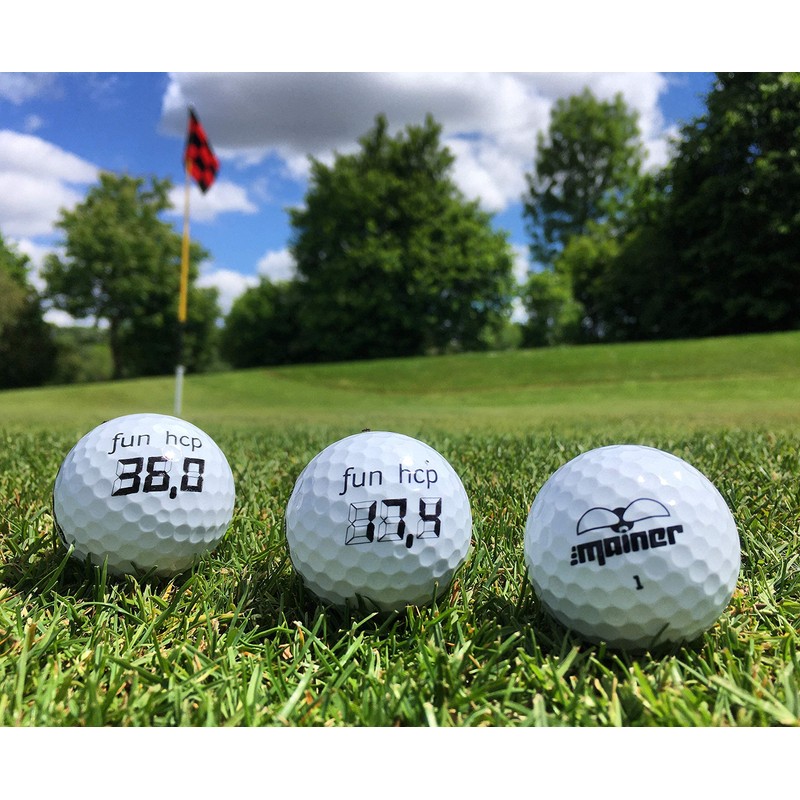 Emainer Golfball, 3 softe Golfbälle mit maximaler Reichweite, Dieser Ball