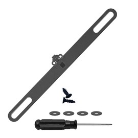 DUSCOKE Reverse Rear Camera License Plate Bracket, Installation Holder for Backup View Camera, Universal Dash Cam Mirror Camera Kit Accessories Rearview Camera Mount (Style 2)