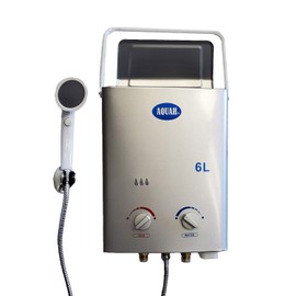 AQUAH Outdoor Open Flue Liquid Propane Gas Tankless Water Heater 6 L / 1.6 GPM