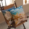 Wilproo Easter Spring Throw Pillow Covers, Rabbit Egg Bunny Throw