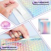 Visen Holographic Bubble Mailers 8.5x12 Inch,25 Pcs Metallic Bubble Mailers,Poly