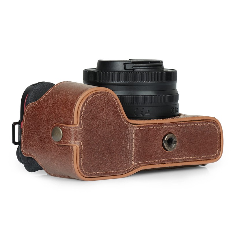 MegaGear EVER READY Genuine Leather Camera Case Bag Compatible with
