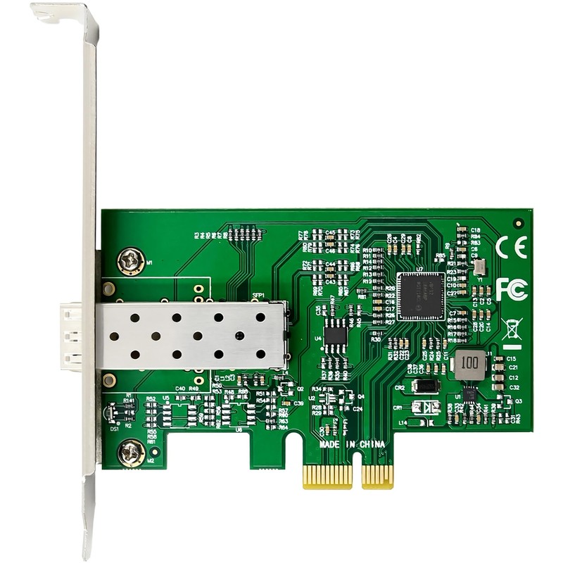 InLine Gigabit Network Card with 1x SFP Fiber, PCIe x1,