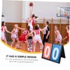 Mipcase Match Scoreboard Flip Scoreboard for Basketball and Sports Durable