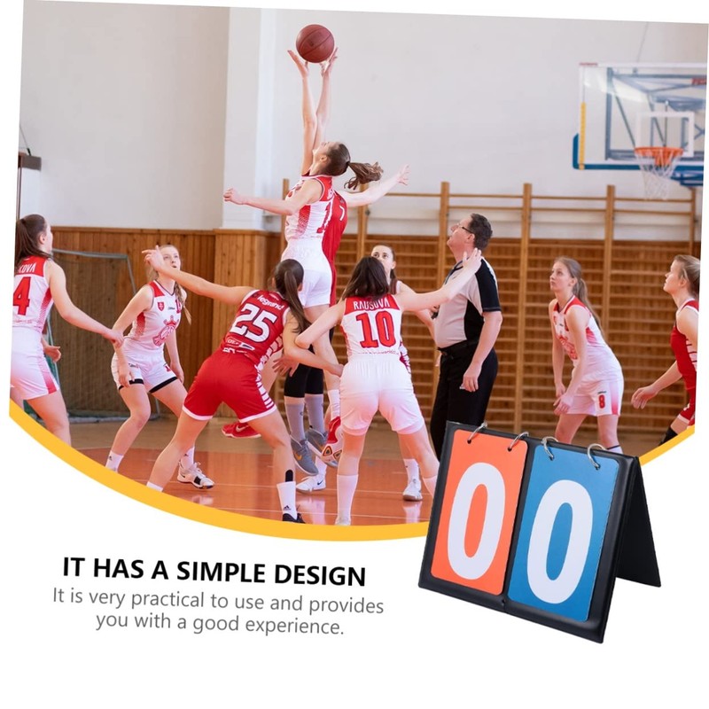 Mipcase Match Scoreboard Flip Scoreboard for Basketball and Sports Durable