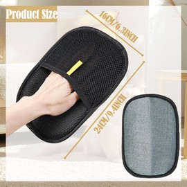 Cat Grooming Glove, Pet Hair Removal Glove, 2 Pcs 6.29 * 9.44INCH Pet Grooming Kit for Cleaning Pet Hair On Carpets, Sofas, Beds, Blankets