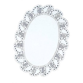 Doily Oval 16 x 23 cm Pack of 250 White