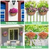 Y&M 16 Inch Pre-Formed Half Round Coco Fiber Hanging Basket