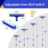 ITTAHO 12" Wide Floor Scrub and Grout Brush Set With