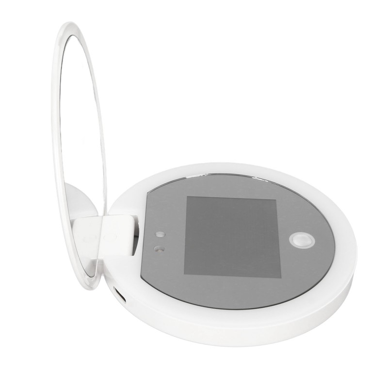 UV Mirror Sunscreen Testing Camera with Light 2X Magnification Travel