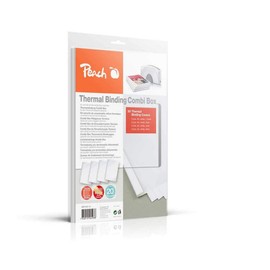 Peach PBT100-14 Combi Box für 20 Thermobindemappen, 15-60 Blatt, A4, weiß