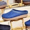 Haflinger Grizzly Torben Felt Clog Slippers Made of Pure Wool