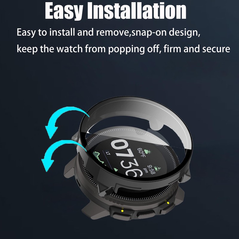 Compatible with SUUNTO Vertical Case,Lamshaw Hard PC Case with Screen