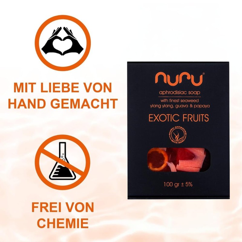 Nuru Exotic Fruit Massage Soap 100 g - Natural Massage