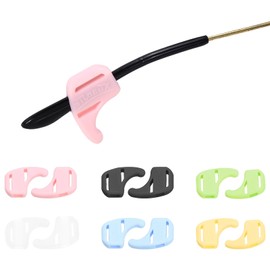 PATIKIL 5Pair Silicone Eyeglasses Retainer, Anti-slip Glasses Ear Hook Soft Elastic Silicone Eyeglass Ear Grips Holder for Sunglasses Sport Study, Multicolor