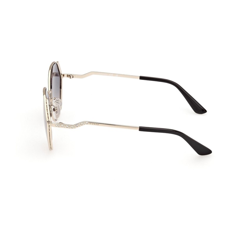 GUESS Geometric Stone Sunglasses