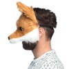Boland 56764 Fox Mask with Plush, Face Mask, Half Mask,