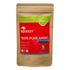 Squeezy 100% Pure Amino Tablets | Protein Protein Tablets | 8 Essential & Very Useful Amino Acids (EAA) | Regeneration After Sport, Prevention Against Muscle Cramps & Pain