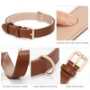 WHIPPY Leather Dog Collar for Small Medium Dog Adjustable Soft