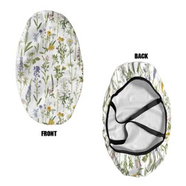 Yreiwoby Small Ironing Board Cover Green Leaf Ironing Board Decor Cover and Pad 14 x 24 Inch Stain Resistant with Elasticized Edges (Board not Included)