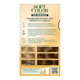 Soft Color Tinte Semi Permanente 60 Rubio Oscuro | Crema, Agua, manteca de karité, aceite de coco, aloe vera, Cabello normal
