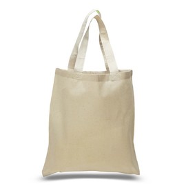 Set of 20 Cotton Canvas Tote Bags Reusable Blank Art Craft, Grocery Shopping Bag (Natural)