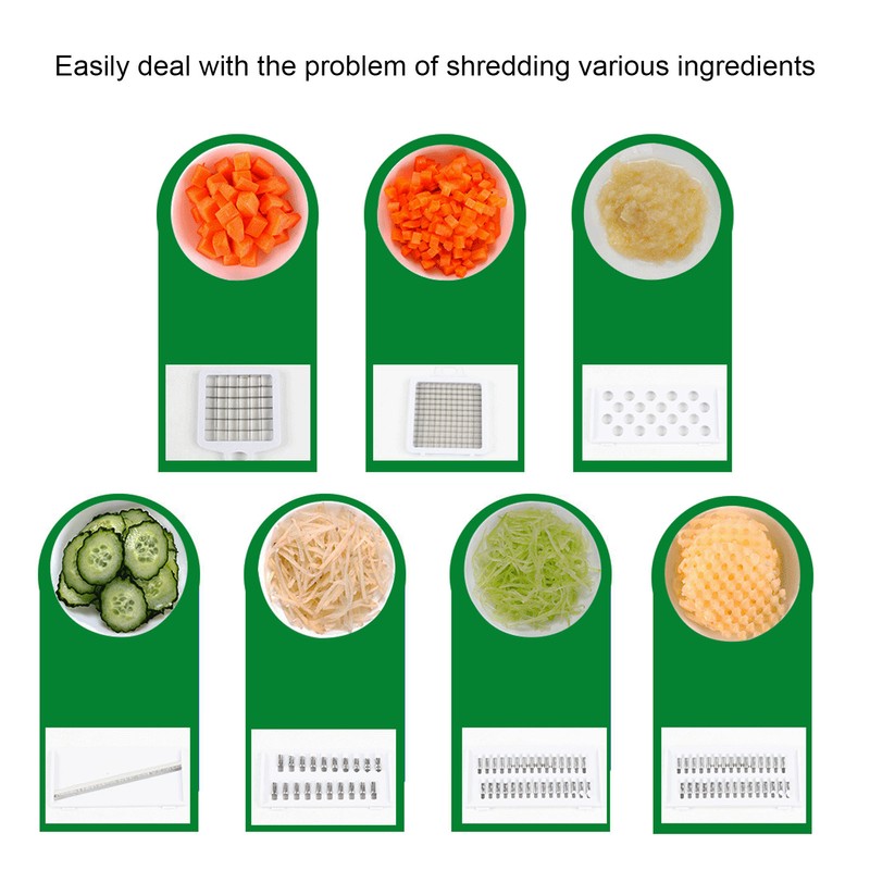 Vegetable Cutter Manual Potato Chopper Vegetable Grater Fruit Food Slice