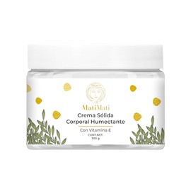 Crema Corporal Humectante Con Vitamina E MatiMati Para piel Extra seca, Antimanchas, Protección, Extra humectación 300 g