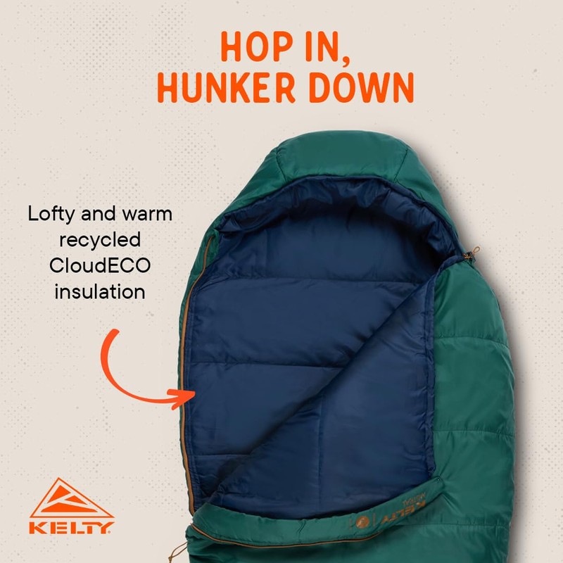 Kelty | Mistral 40° Degree Sleeping Bag, Regular, 550 Down
