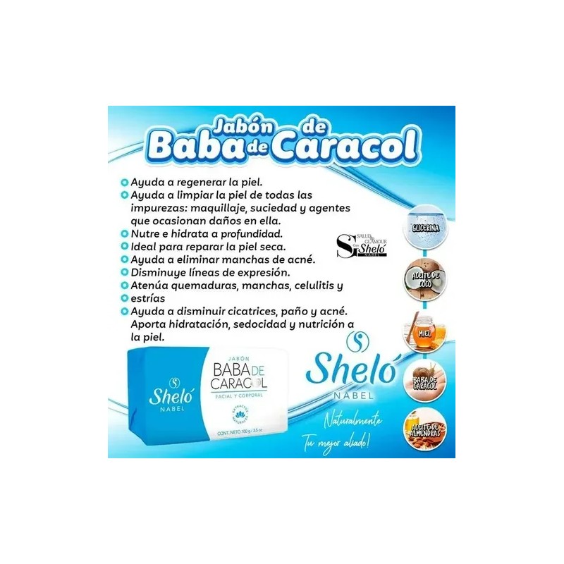 Kit Shelo Baba De Caracol Suero + Jabon