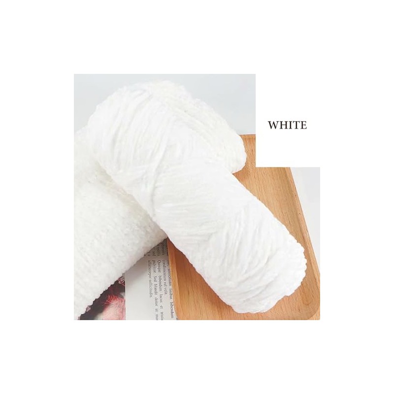 Yarn Velvet Knitting Yarn Soft Crochet Ball Craft Multi Colors,