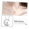 CHILDWEET Rhinestone Moon and Star Neck Chain Necklace for Girls