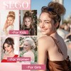 SEGO Larger Human Hair Bun, Real Hair Messy Bun Hairpieces