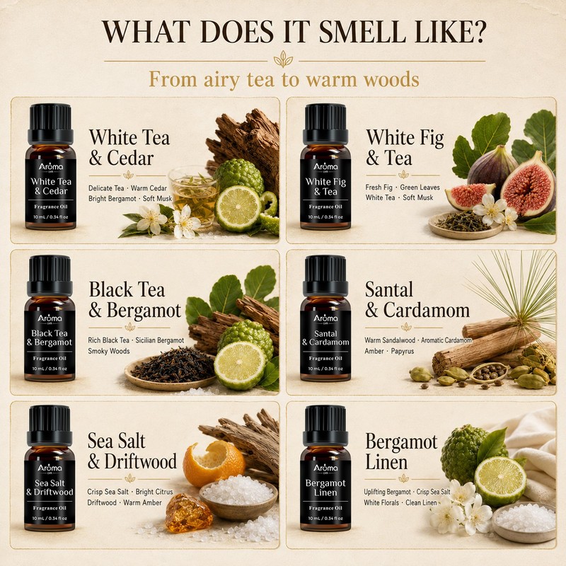 Luxury Hotel Collection Diffuser Oil Set- 6 x 5 mL