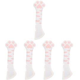 ULTECHNOVO Pet Food Can Spoon, Universal Silicone Can Covers Mini Spatula Can Opener for Pet Cat Dog Feeding Can and Wet Food Storage