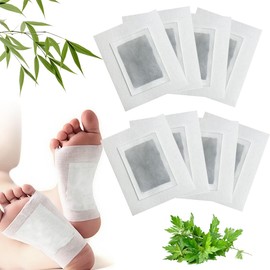 PYEUIFT 50 Stück Detox Fußpflaster, Entgiftungspflaster Füße, Natürliche Fußpads zur Entgiftung, Metabolismusförderung, Passend für tägliche Pflege & Schlafzeit, Stressabbau & Tiefschlaf