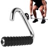 EVTSCAN Exercise Pull Up Grips Fitness Grip C-shaped Universal Rubber