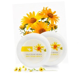 KK Skin Cream Dry Skin, 2 x 100 ml, Tin with 2 x Arnica, Body Cream for Men and Women, Fast Absorbing, for All Skin Types