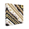 Stupell Industries Chains and Glam Designer Pattern Canvas Wall Art,