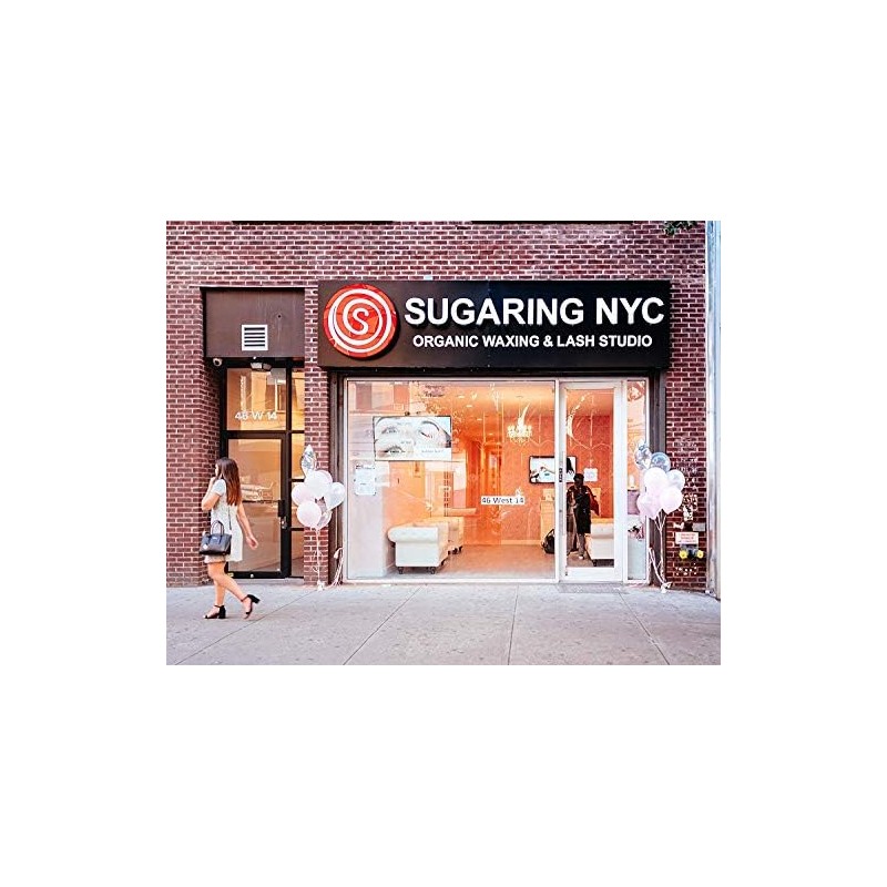 Cera orgánica de azúcar + exfoliante de miel orgánico NYC