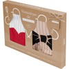 GRUSS & CO Apron Set with Saying "Bessere Hälfte" |