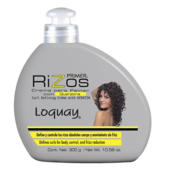 LOQUAY: Curl Defining Créme with Keratin / Defines Curl for Body, Control and Fr