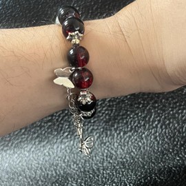 Heaven Official's Blessing Handheld Anime Folding Fans Tian Guan Ci Fu Bracelet Xie Lian Hua Cheng Anime Bookmark for fans 3 Pcs