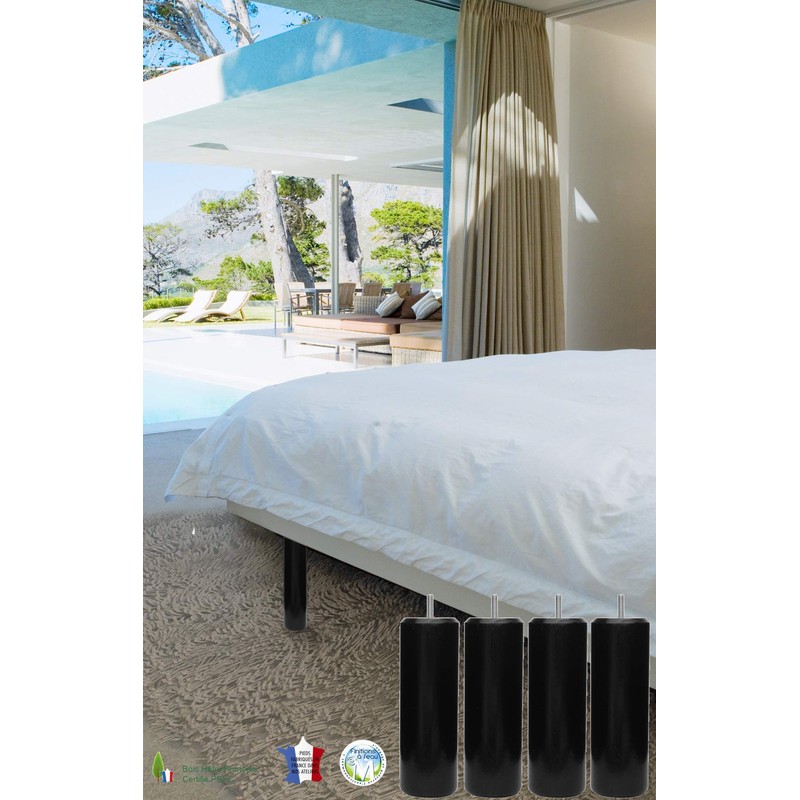 Margot Chameleon Cylinder Set of 4 Feet for Slatted Frame,