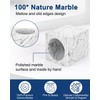 CABALAY Marble Pencil Pen Holder for Desk, Multi-Functional Pen Cup