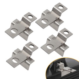 AUTOVIC Battery Hold-Down Set - Large Battery Mount Brackets for RV, Marine, Golf Cart Applications - Stainless Steel 6 Volt 4PCS