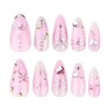GlamRays Pack of 24 3D Handmade Spring and Summer Nails,
